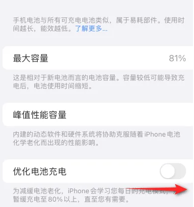 宁夏苹果15维修分享iPhone15充电到80%就充不进电了怎么办 