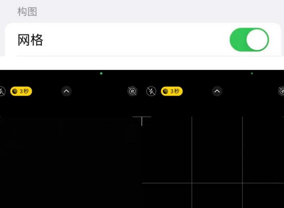 宁夏苹果手机维修网点分享iPhone如何开启九宫格构图功能