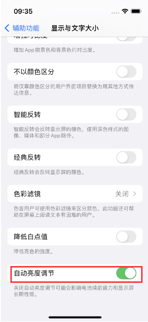 宁夏苹果15维修店分享iPhone 15 Pro系列屏幕亮度 