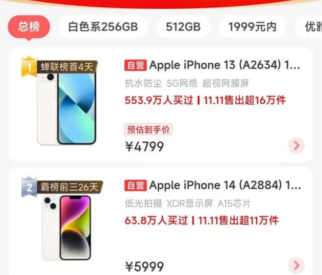 宁夏苹果14维修分享iPhone14配置不如同价位的安卓还能大卖 